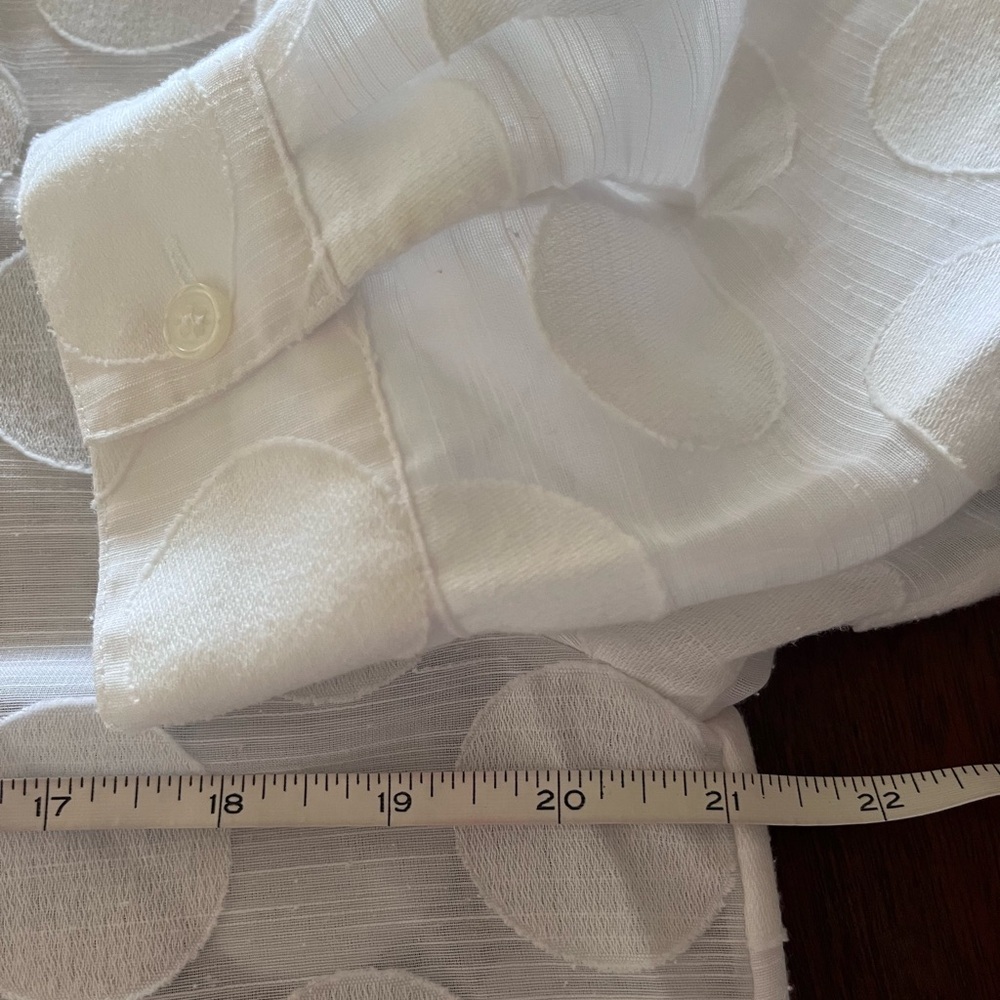 Chicos white long sleeve button down shirt - Picture 7 of 11